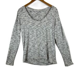 Lululemon Women’s White Black Meant to Move Long Sleeve Top